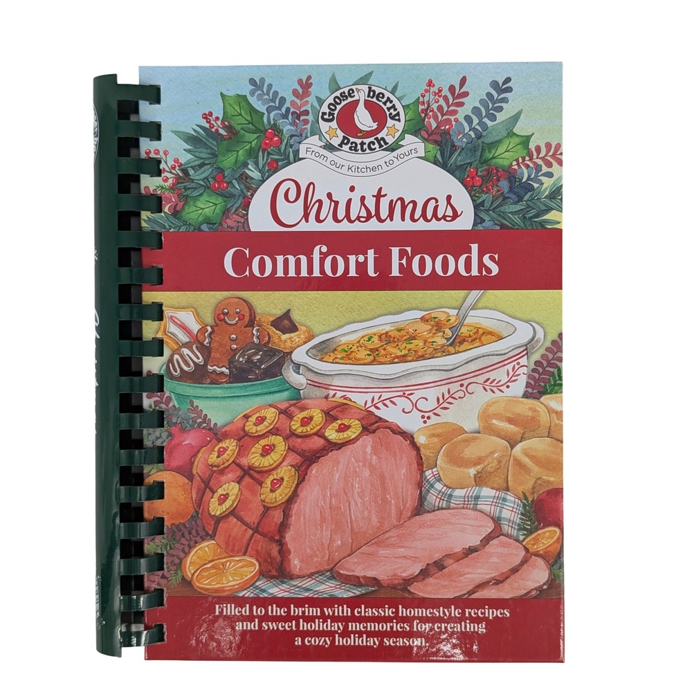 Gooseberry Patch Christmas Comfort Foods Cookbook Recipes Holiday Baking‎ 2022
